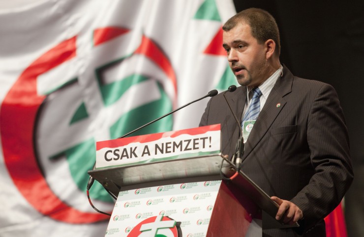 Szávay István, a Jobbik Nemzetpolitikai Kabinetjének elnöke. Fotó: bn24.ro