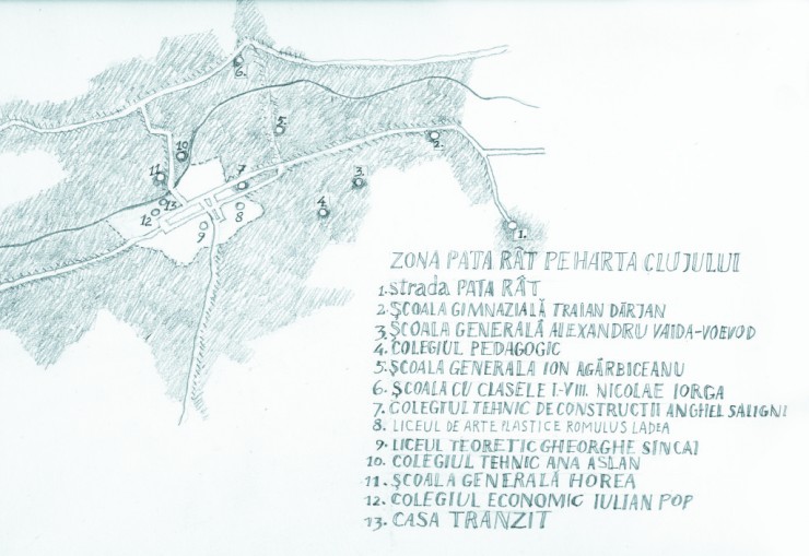 Patarét térképe