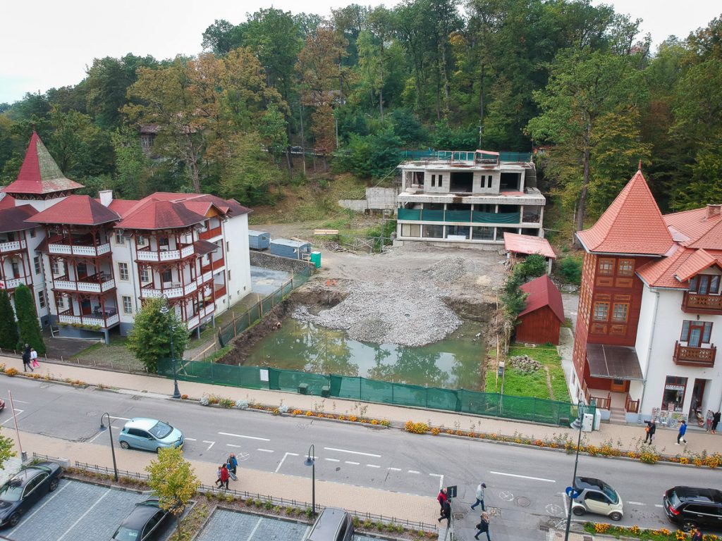Construcția neterminată care se vede în spate nu face parte din acest proiect. Foto: Egyed Ufó Zoltán